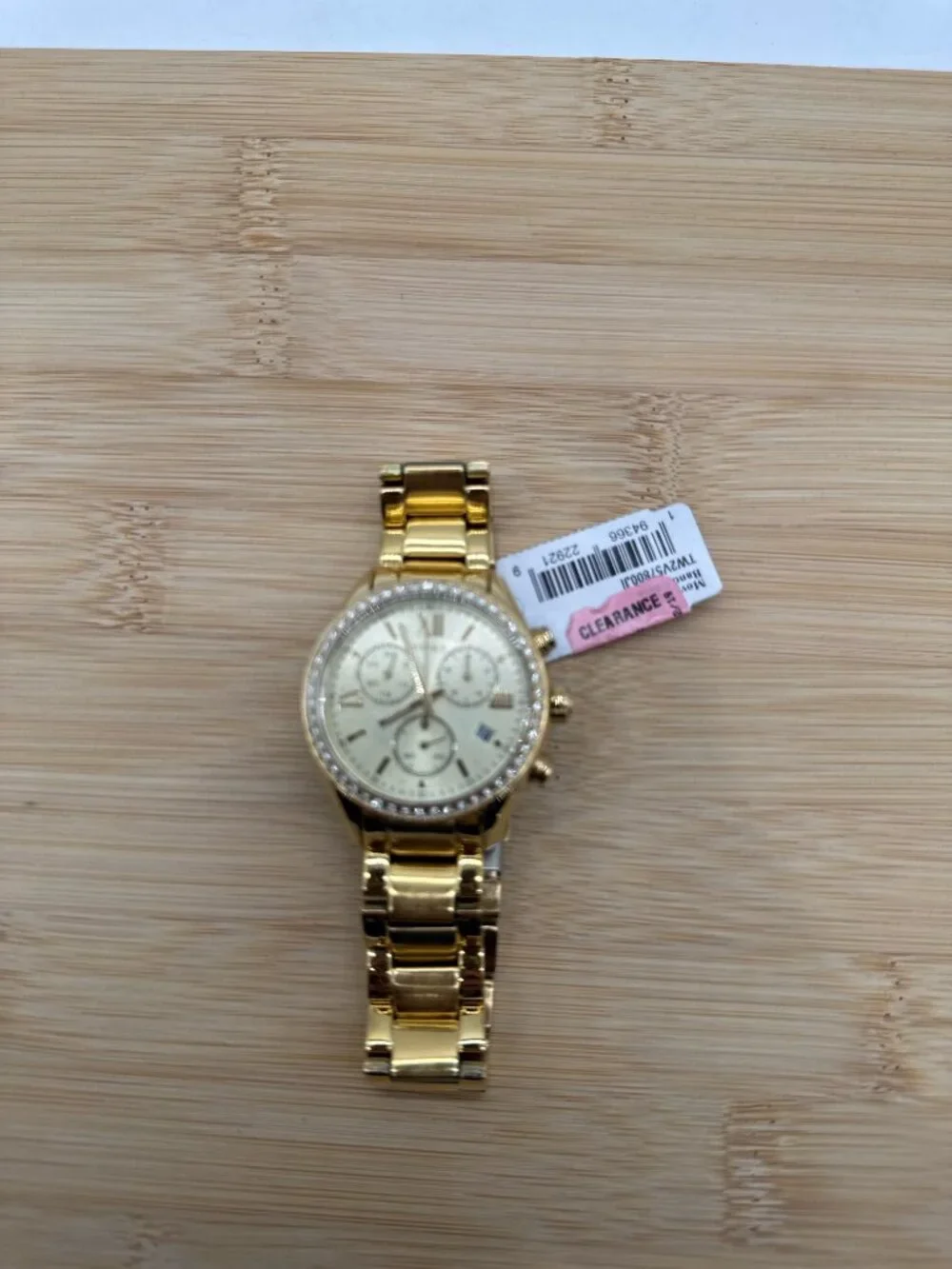Timex Classic Women's Crystal Watch Gold-Tone TW2V57800